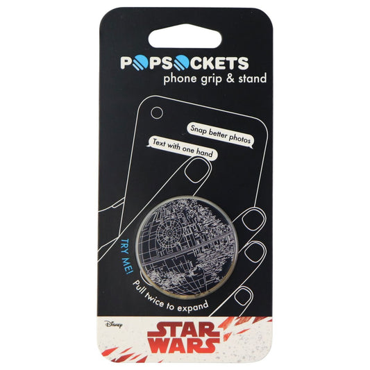 PopSockets Collapsible Grip & Stand - Star Wars Death Star Aluminum Cell Phone - Mounts & Holders PopSockets    - Simple Cell Bulk Wholesale Pricing - USA Seller