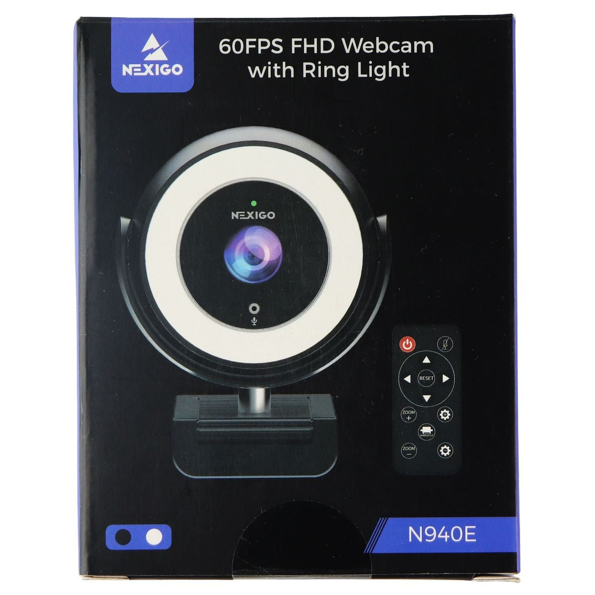 NexiGo N940E Webcam (Discontinued) - White Computer Accessories - Webcams NexiGo    - Simple Cell Bulk Wholesale Pricing - USA Seller