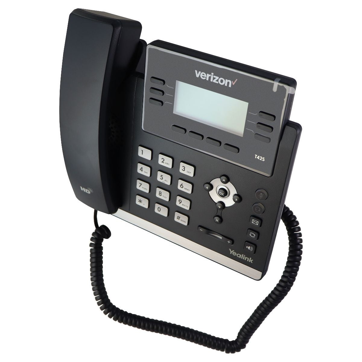 Verizon One Talk T42S IP Desk Phone - Black (T42S) Networking - VoIP Business Phones, IP PBX Yealink    - Simple Cell Bulk Wholesale Pricing - USA Seller