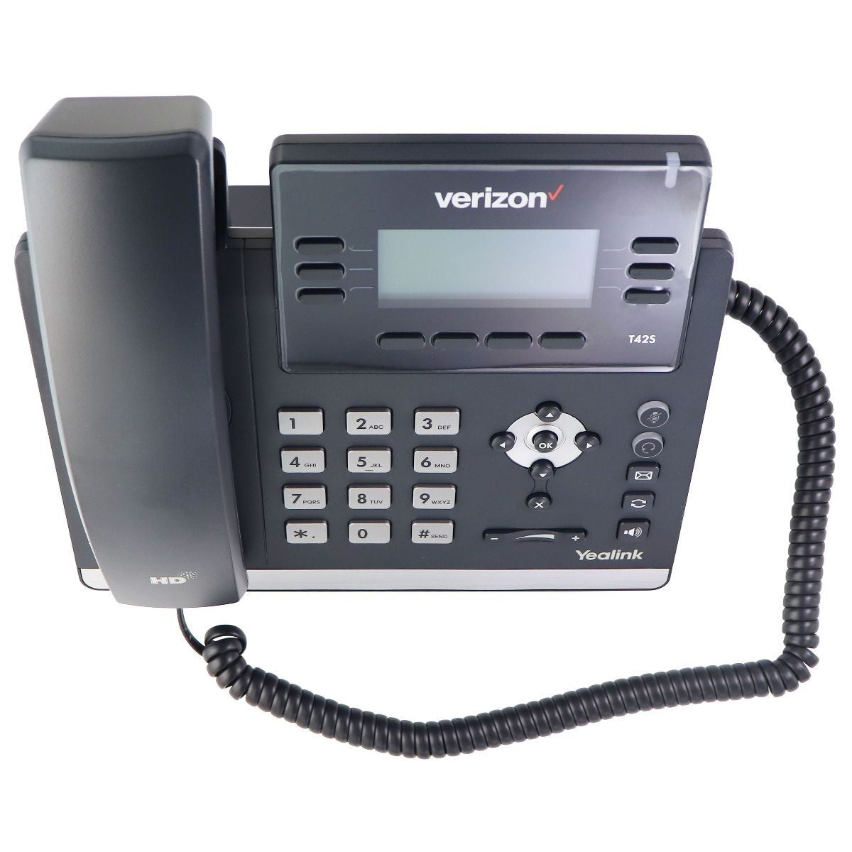 Verizon One Talk T42S IP Desk Phone - Black (T42S) Networking - VoIP Business Phones, IP PBX Yealink    - Simple Cell Bulk Wholesale Pricing - USA Seller