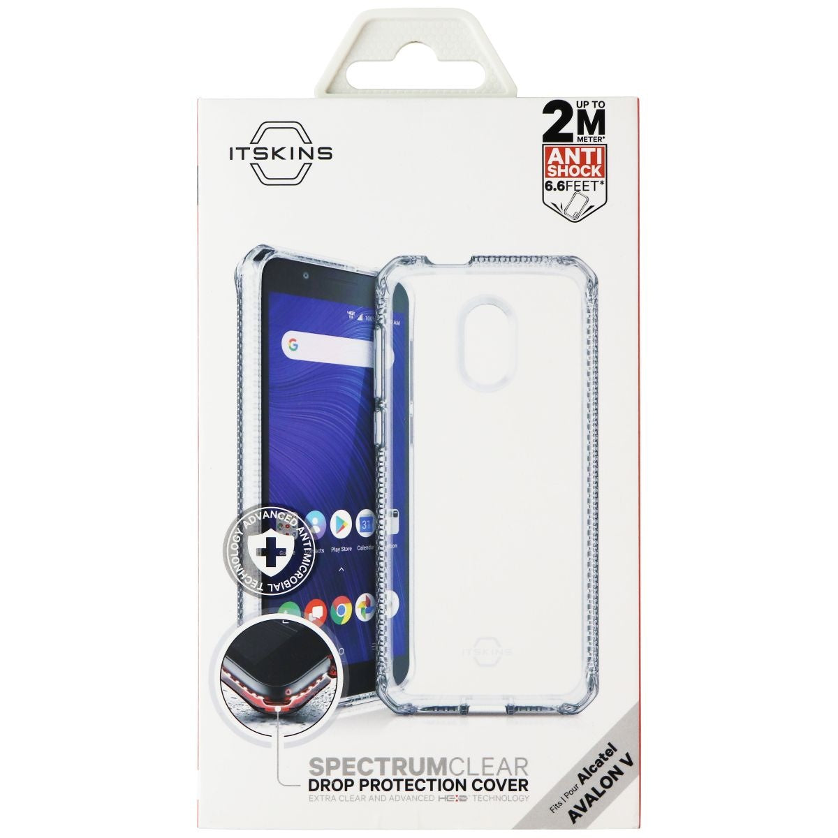 ITSKINS Spectrum Clear Case for Alcatel Avalon V - Transparent Cell Phone - Cases, Covers & Skins ITSKINS    - Simple Cell Bulk Wholesale Pricing - USA Seller