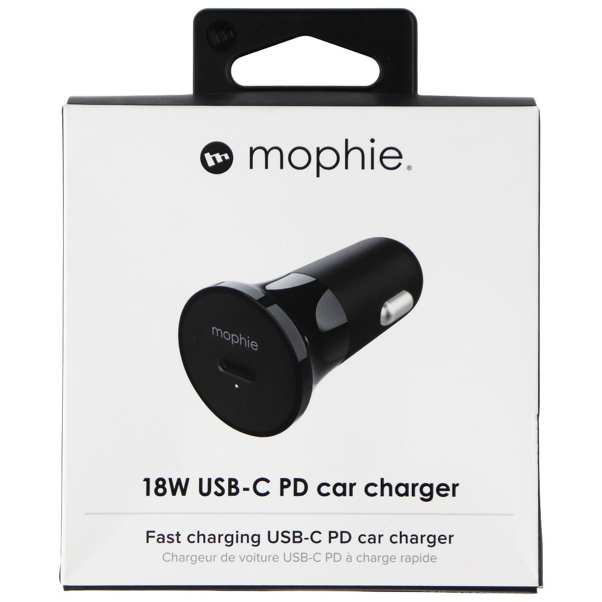 mophie USB-C PD Fast Car Charger (18W) - Black Cell Phone - Chargers & Cradles Mophie    - Simple Cell Bulk Wholesale Pricing - USA Seller