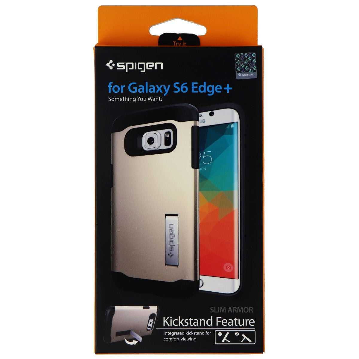 Spigen Slim Armor Series Case for Galaxy S6 Edge+ (Plus) - Champagne Gold Cell Phone - Cases, Covers & Skins Spigen    - Simple Cell Bulk Wholesale Pricing - USA Seller