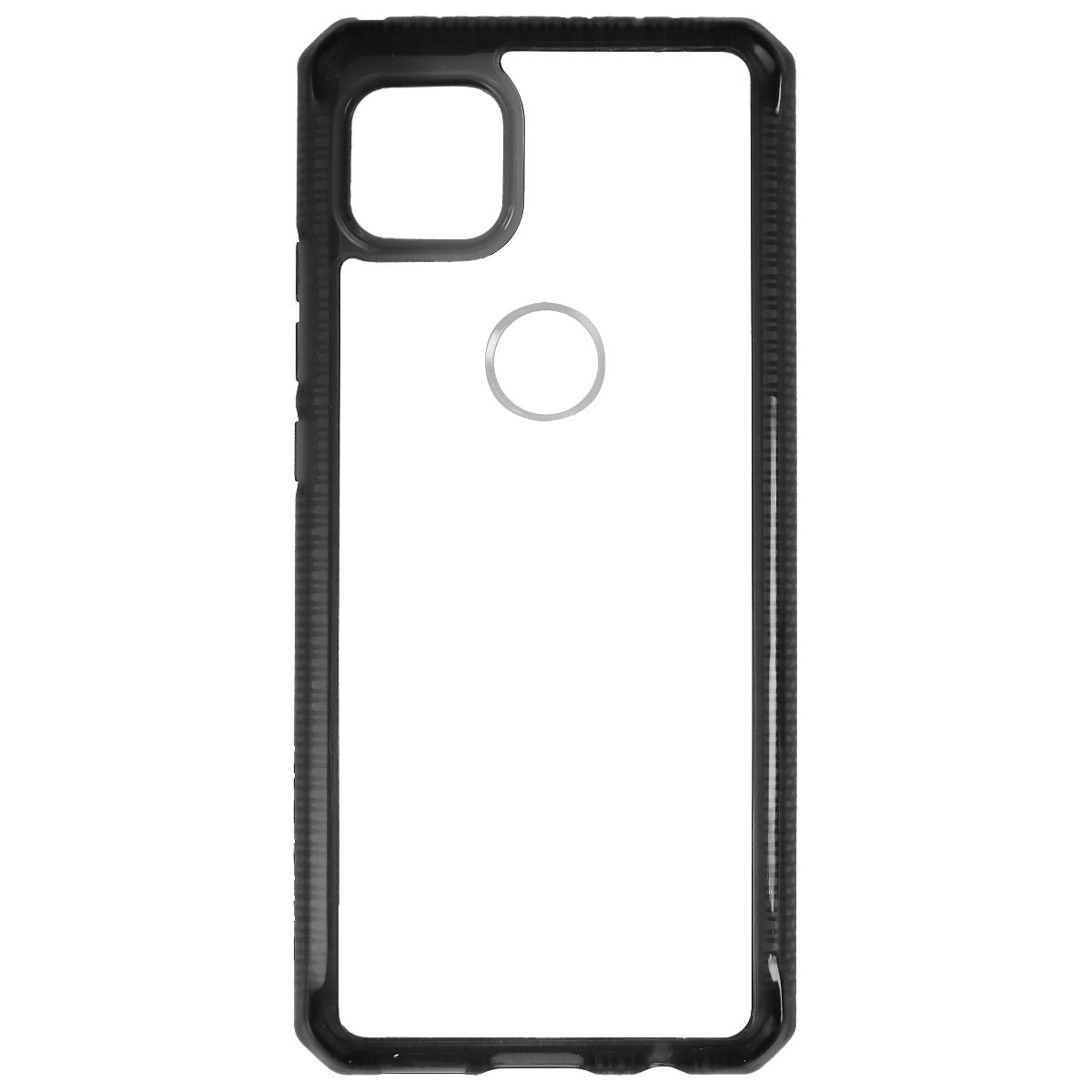 ITSKINS Hybrid Clear Case for Motorola One 5G Ace (2021) - Black & Transparent Cell Phone - Cases, Covers & Skins ITSKINS    - Simple Cell Bulk Wholesale Pricing - USA Seller