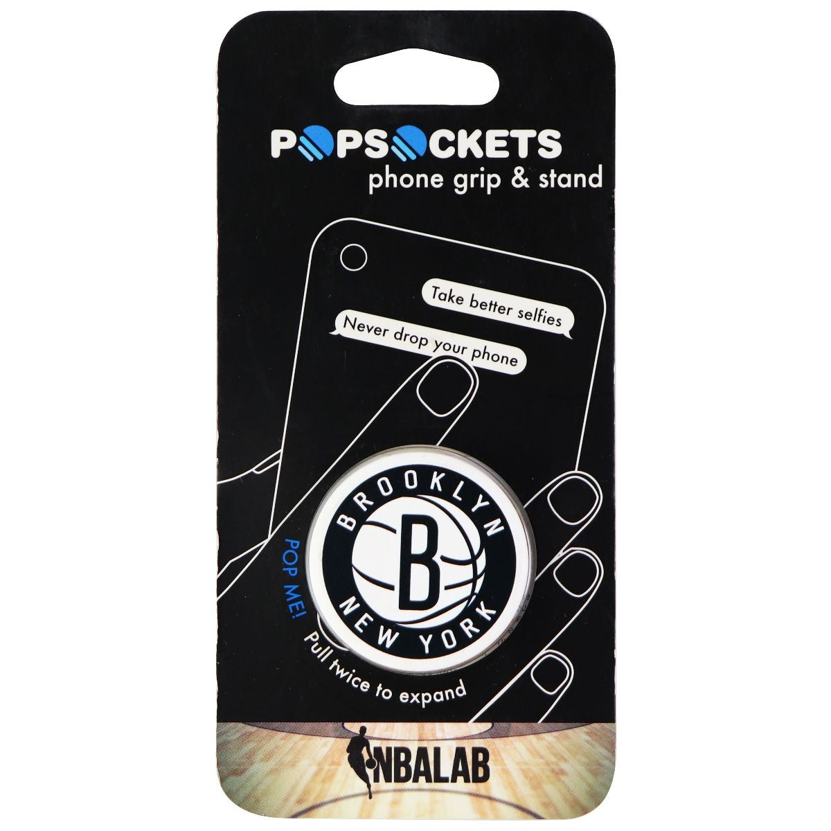 PopSockets: Collapsible Grip & Stand for Phones and Tablets - NBA Brooklyn Nets Cell Phone - Mounts & Holders PopSockets    - Simple Cell Bulk Wholesale Pricing - USA Seller