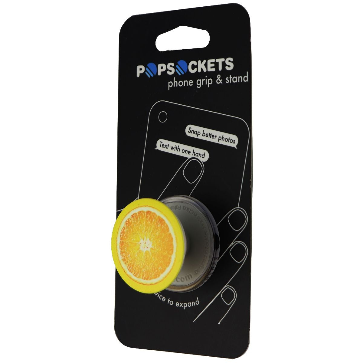 PopSockets: Collapsible Grip & Stand for Phones and Tablets - Orange Orange Cell Phone - Mounts & Holders PopSockets    - Simple Cell Bulk Wholesale Pricing - USA Seller