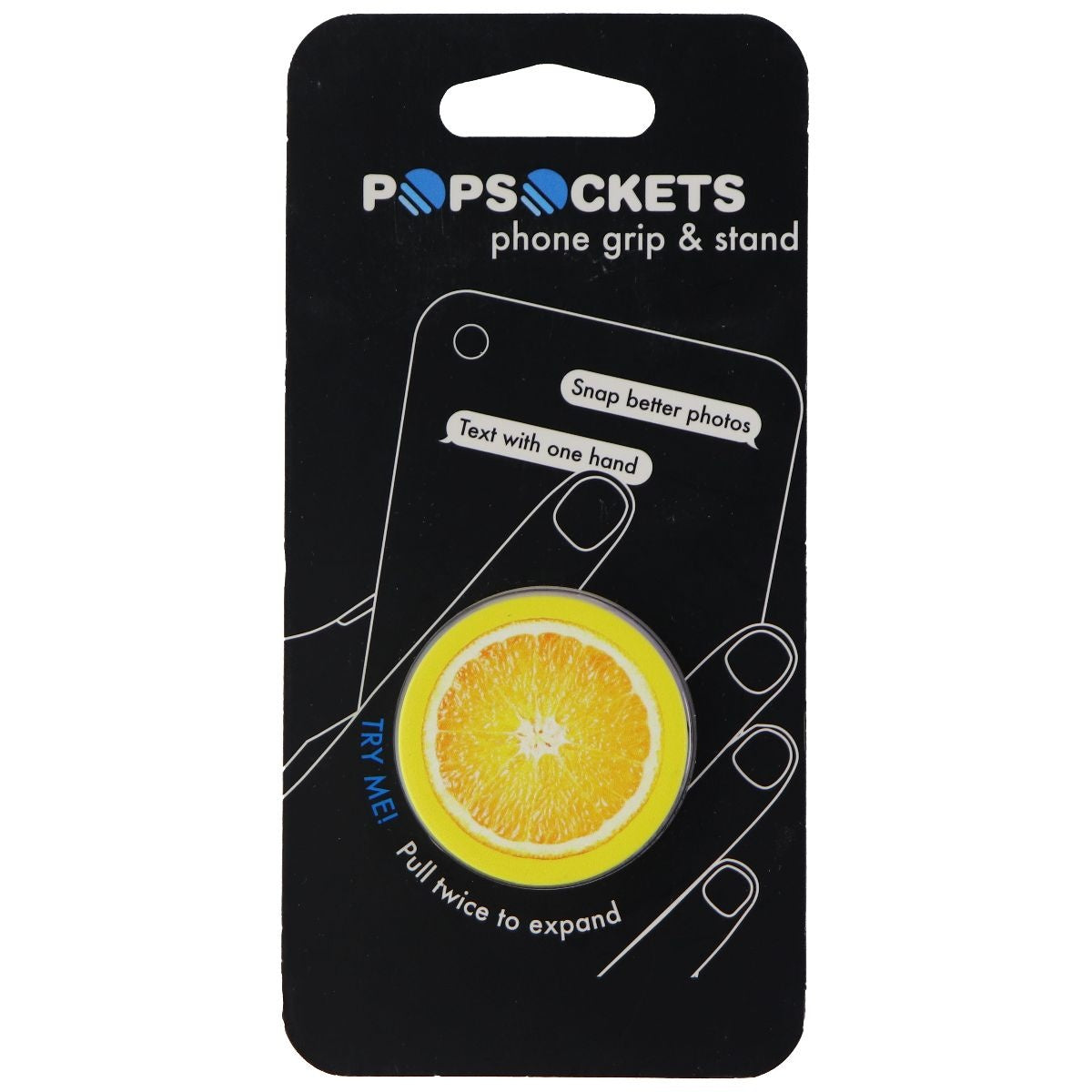 PopSockets: Collapsible Grip & Stand for Phones and Tablets - Orange Orange Cell Phone - Mounts & Holders PopSockets    - Simple Cell Bulk Wholesale Pricing - USA Seller