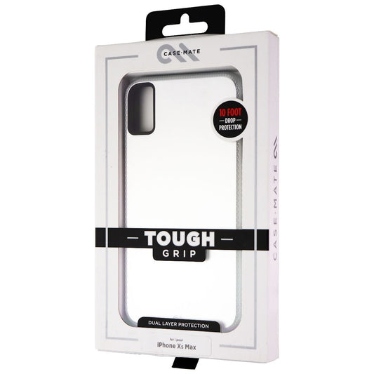 Case-Mate Tough Grip Case for Apple iPhone Xs Max - Silver/Black Cell Phone - Cases, Covers & Skins Case-Mate    - Simple Cell Bulk Wholesale Pricing - USA Seller