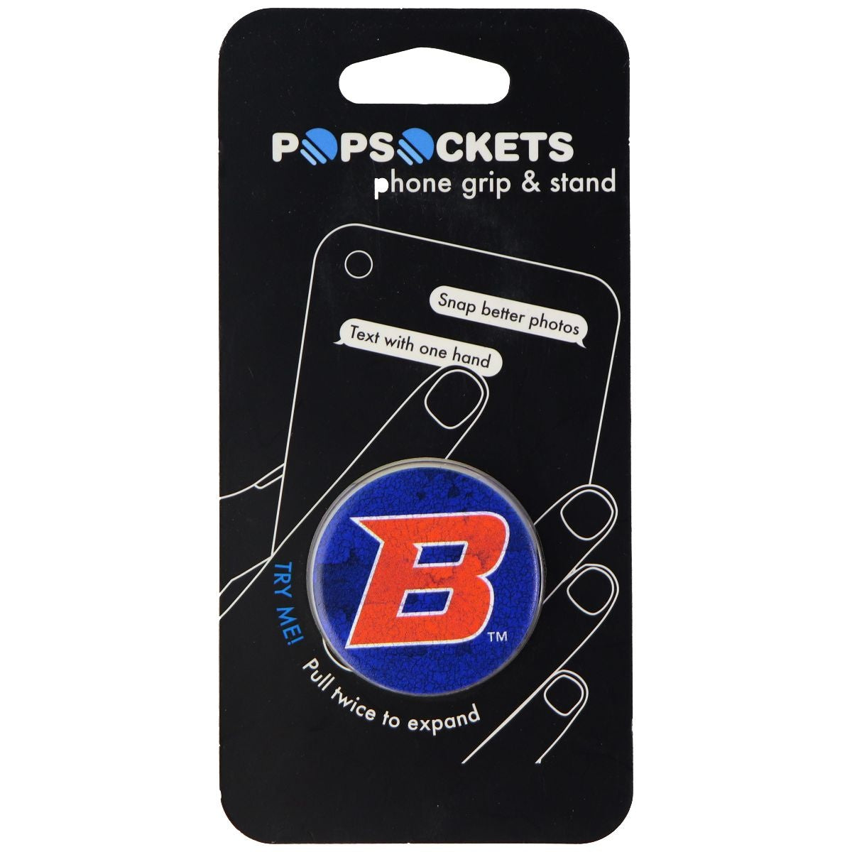 PopSockets: Collapsible Grip & Stand for Phones/Tablets - Boise State Heritage Cell Phone - Mounts & Holders PopSockets    - Simple Cell Bulk Wholesale Pricing - USA Seller