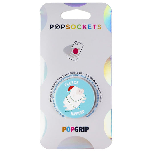 PopSockets: PopGrip Expanding Stand and Grip with Swappable Top - Fleece Navidad Cell Phone - Mounts & Holders PopSockets    - Simple Cell Bulk Wholesale Pricing - USA Seller