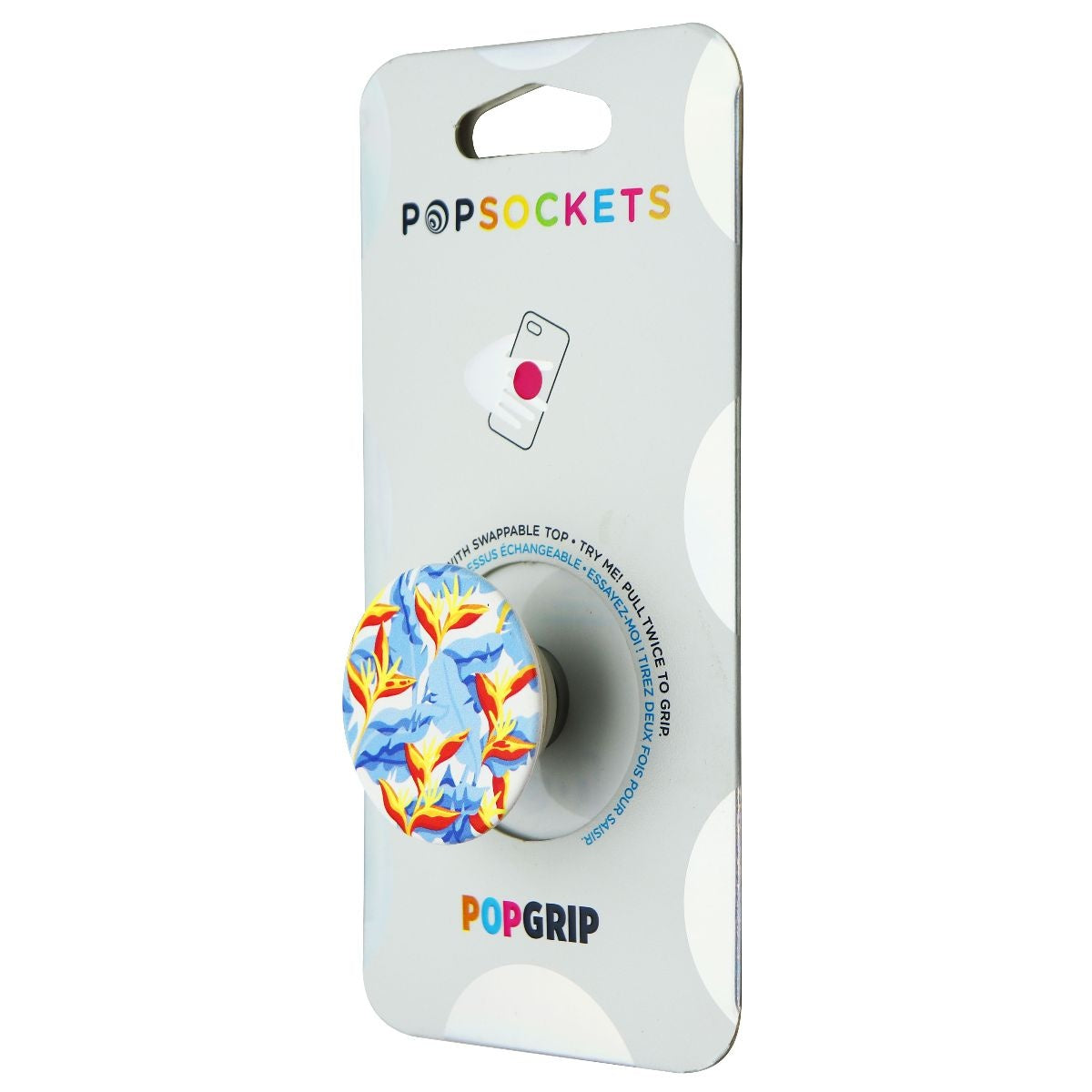 PopSockets PopGrip - Expanding Stand and Grip with Swappable Top - Paradise Cell Phone - Mounts & Holders PopSockets    - Simple Cell Bulk Wholesale Pricing - USA Seller