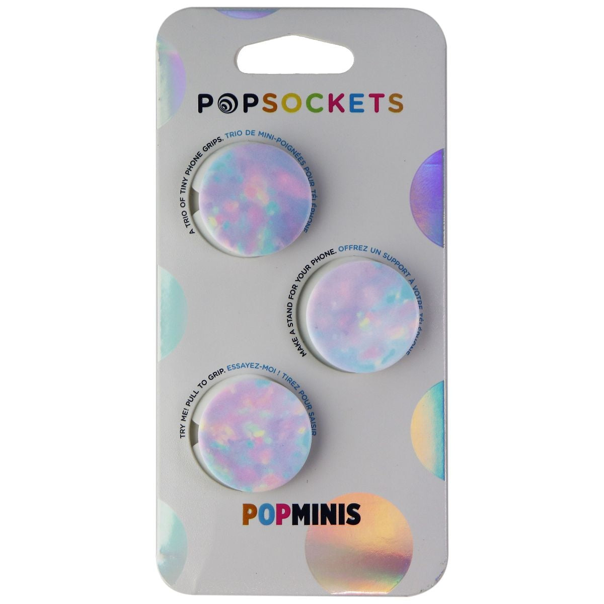 PopSockets PopMinis: Mini Grips for Phones & Tablets (3 Pack) - Moonstone Mood Cell Phone - Mounts & Holders PopSockets    - Simple Cell Bulk Wholesale Pricing - USA Seller