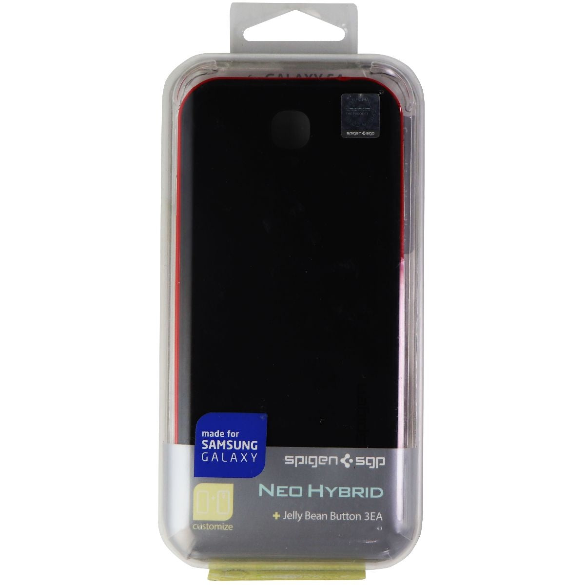 Spigen Neo Hybrid Series Gel Case for Samsung Galaxy S4 - Black / Red Cell Phone - Cases, Covers & Skins Spigen    - Simple Cell Bulk Wholesale Pricing - USA Seller