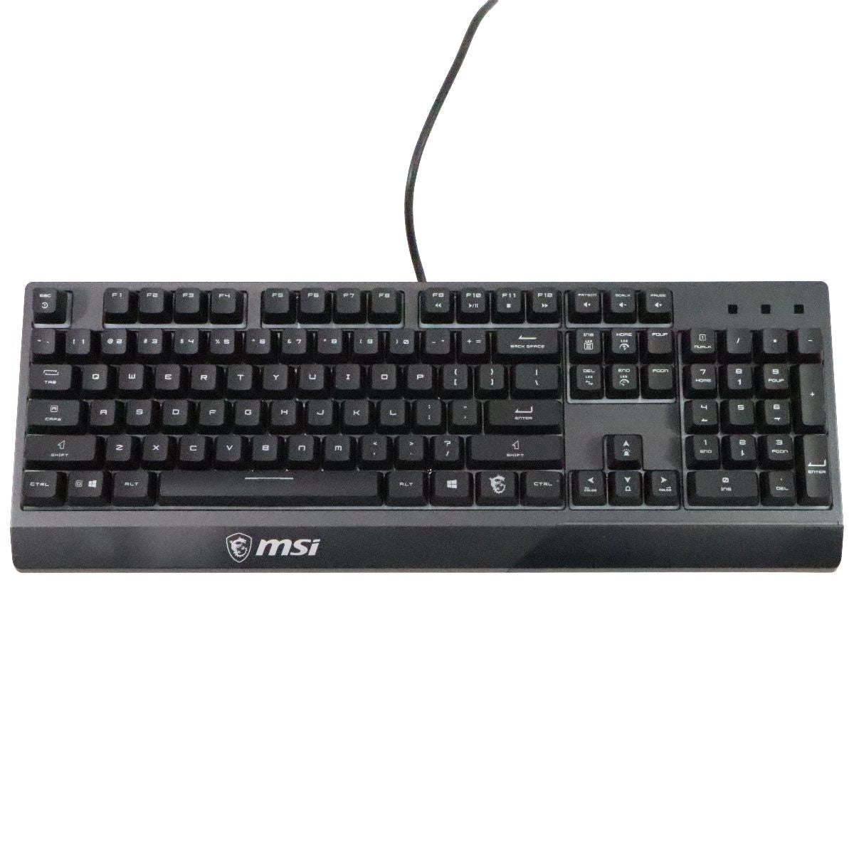 MSI Vigor GK30 RGB Gaming Keyboard with 6-Zone RGB Lighting - Black Gaming/Console - Keyboards & Keypads MSI    - Simple Cell Bulk Wholesale Pricing - USA Seller