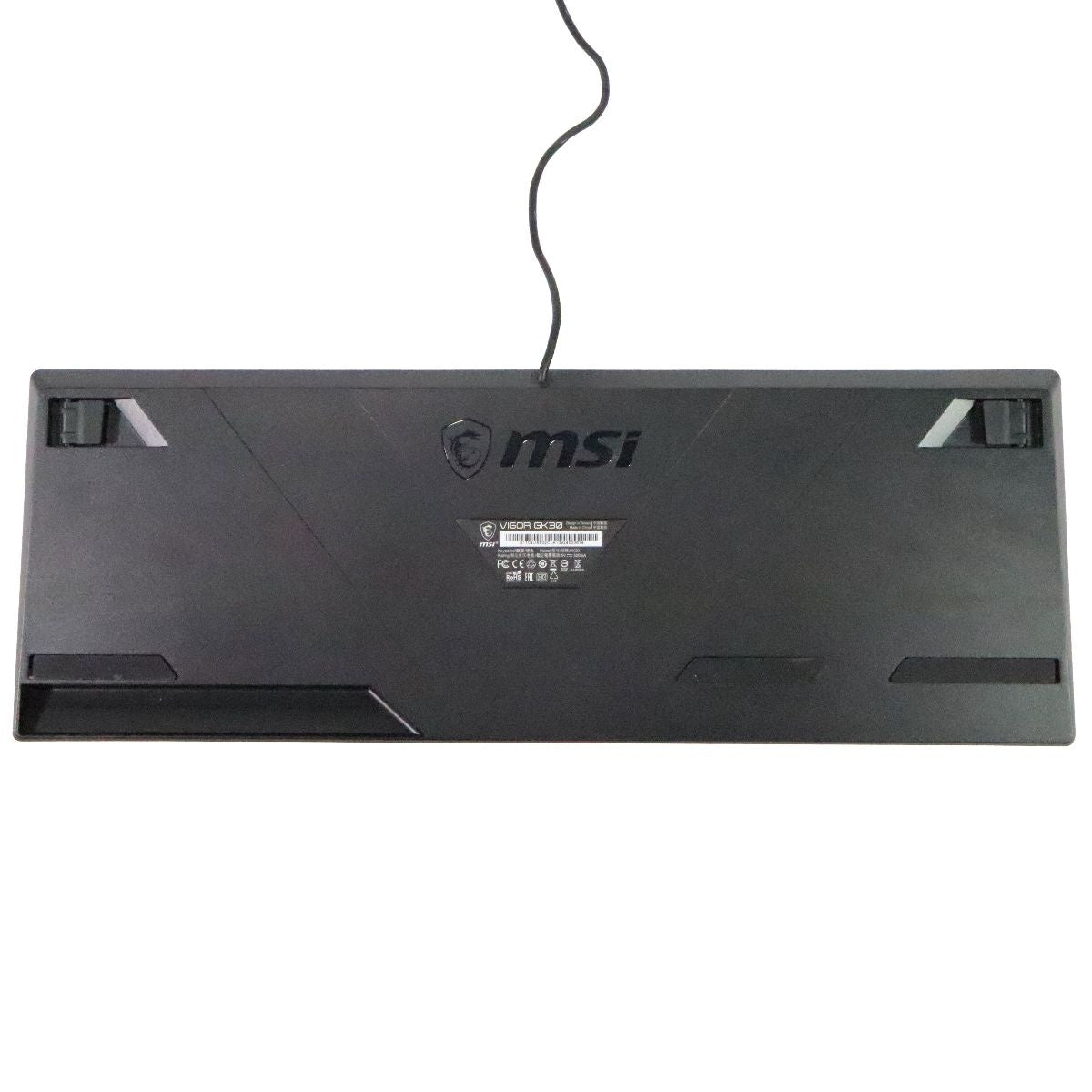 MSI Vigor GK30 RGB Gaming Keyboard with 6-Zone RGB Lighting - Black Gaming/Console - Keyboards & Keypads MSI    - Simple Cell Bulk Wholesale Pricing - USA Seller