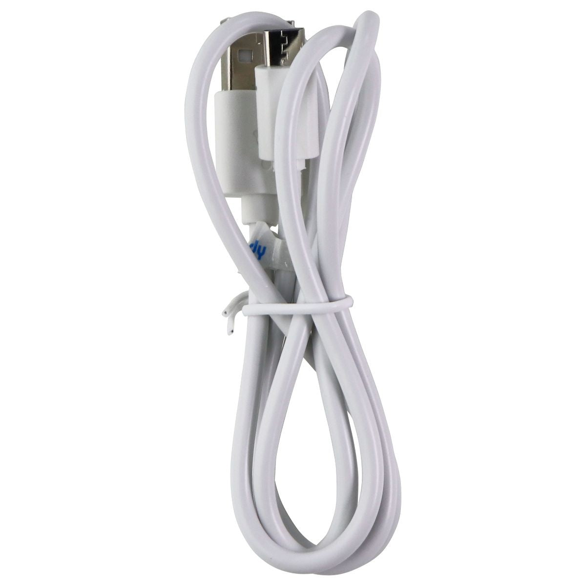 Hand Candy 2.5-Ft Micro-USB to USB Charge and Sync Cable - White Cell Phone - Cables & Adapters Hand Candy    - Simple Cell Bulk Wholesale Pricing - USA Seller