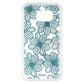 Sonix Clear Coat Hybrid Case for Samsung Galaxy S7 Active - Clear/Blue Flowers Cell Phone - Cases, Covers & Skins Sonix    - Simple Cell Bulk Wholesale Pricing - USA Seller