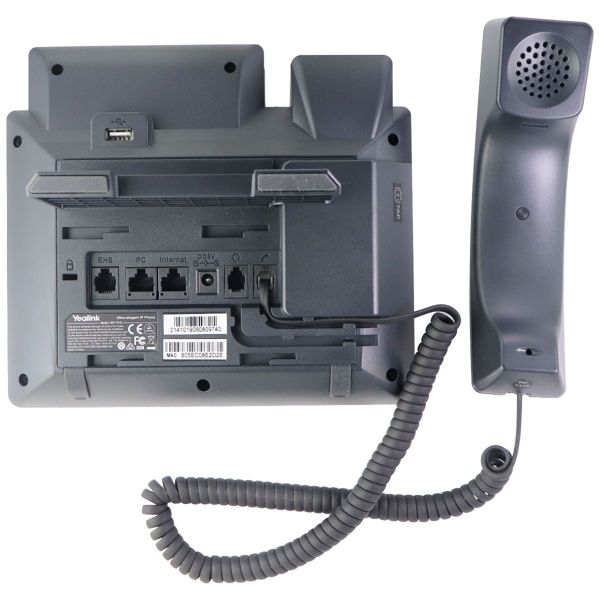 Verizon Yealink One Talk T41S IP Desk Phone - Black/Silver Home Telephones & Accessories - Corded Telephones Yealink    - Simple Cell Bulk Wholesale Pricing - USA Seller