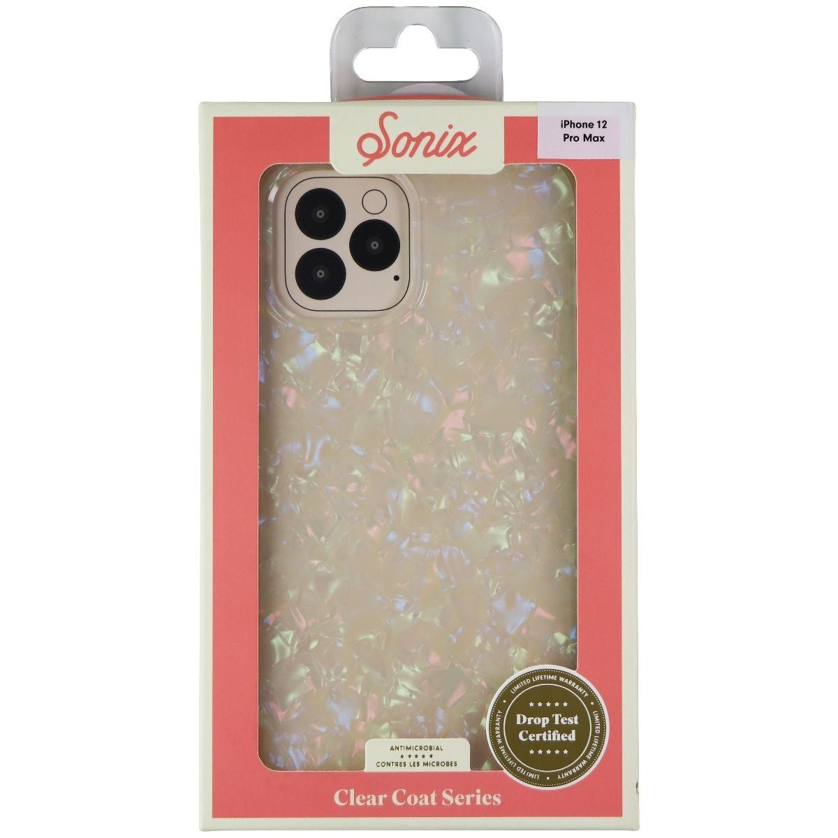 Sonix Clear Coat Series Tort Case for Apple iPhone 12 Pro Max - Pearl Multi Cell Phone - Cases, Covers & Skins Sonix    - Simple Cell Bulk Wholesale Pricing - USA Seller