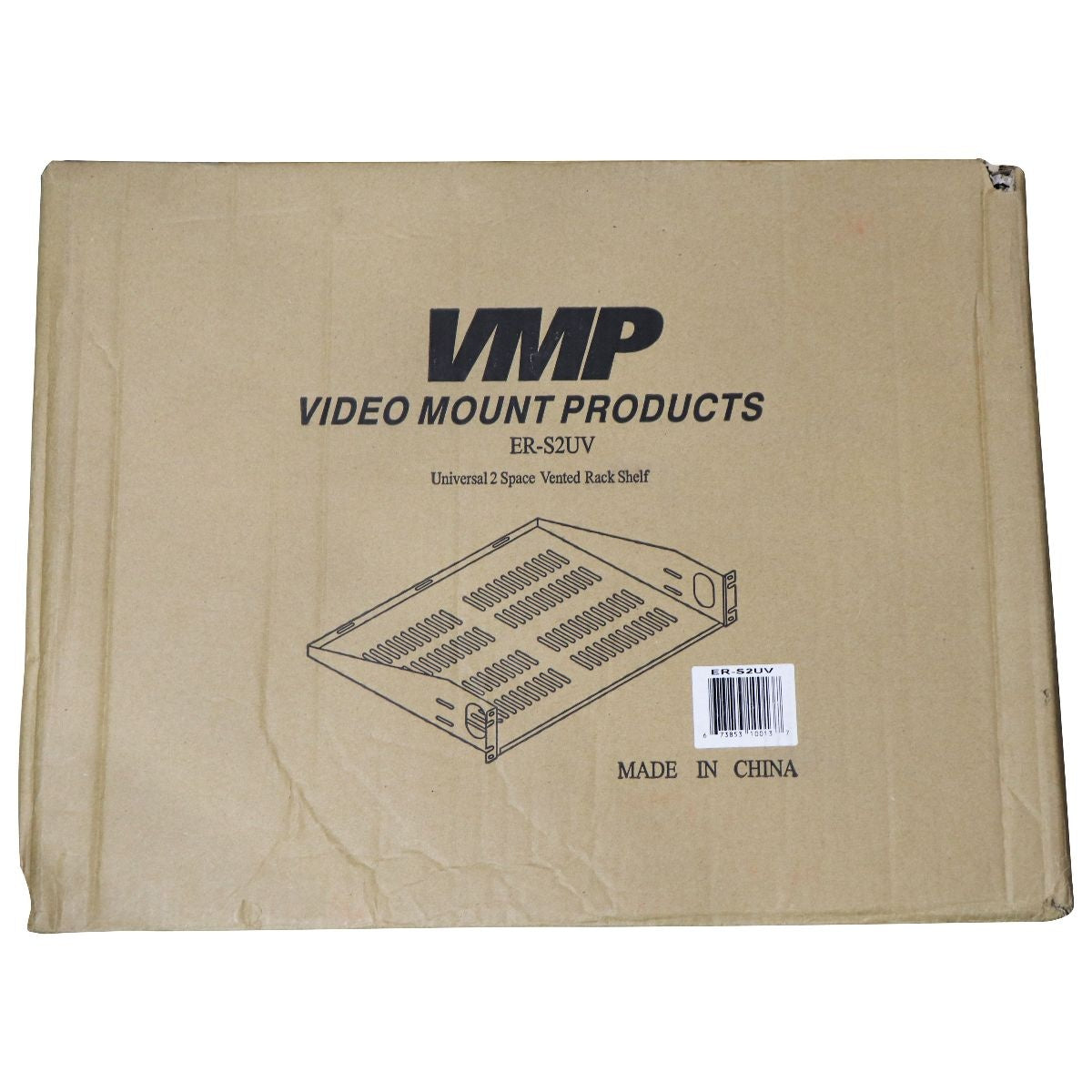 VMP Universal 2 Space Vented Rack Shelf - Black (ER-S2UV) Home Improvement - Other Home Improvement VMP    - Simple Cell Bulk Wholesale Pricing - USA Seller