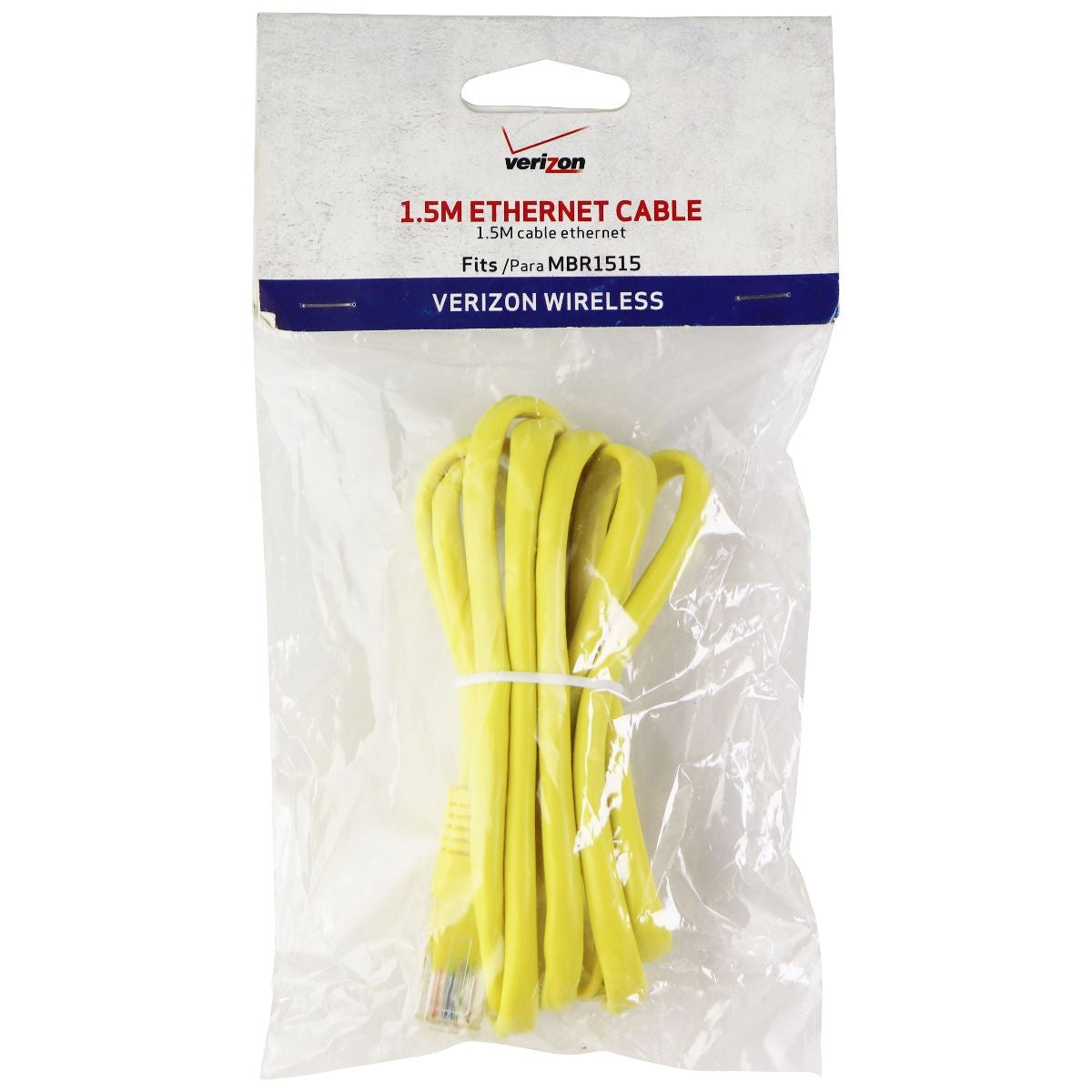 Verizon (1.5-Meter) Ethernet Cable - Yellow (VZW1515CABQ) Computer/Network - Ethernet Cables (RJ-45, 8P8C) Verizon    - Simple Cell Bulk Wholesale Pricing - USA Seller