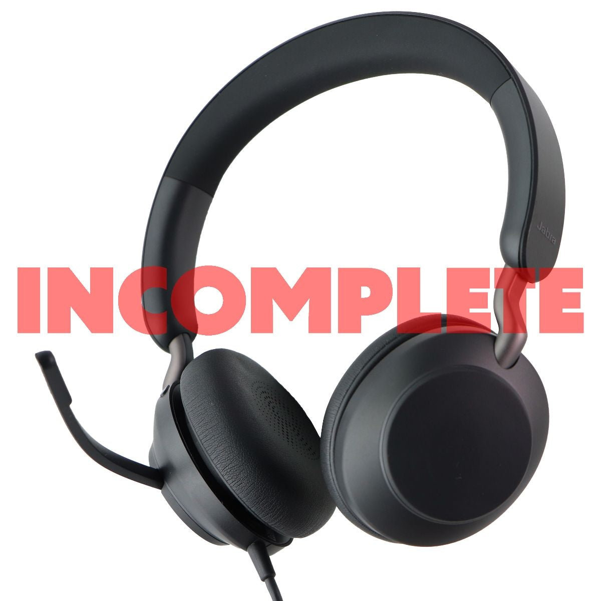 Jabra Evolve2 40 UC Wired Headphones, USB-A, Stereo - Black Cell Phone - Headsets Jabra    - Simple Cell Bulk Wholesale Pricing - USA Seller