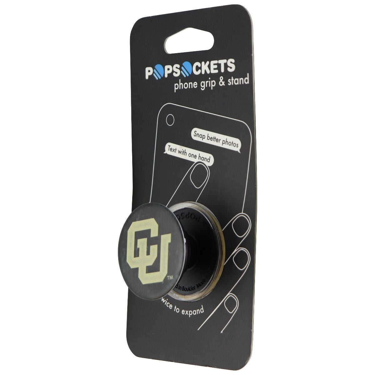 PopSockets: Collapsible Grip and Stand for Phones and Tablets - CU Heritage Cell Phone - Mounts & Holders PopSockets    - Simple Cell Bulk Wholesale Pricing - USA Seller