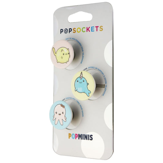 PopSockets PopMinis Mini Grips for Phones & Tablets (3 Pack) - Kawaii Critters Cell Phone - Mounts & Holders PopSockets    - Simple Cell Bulk Wholesale Pricing - USA Seller