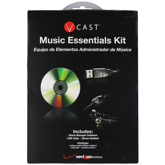 V-Cast Music Essentials Kit with Music Manager Software TV, Video & Audio Accessories - Other TV, Video & Audio Accs Verizon    - Simple Cell Bulk Wholesale Pricing - USA Seller