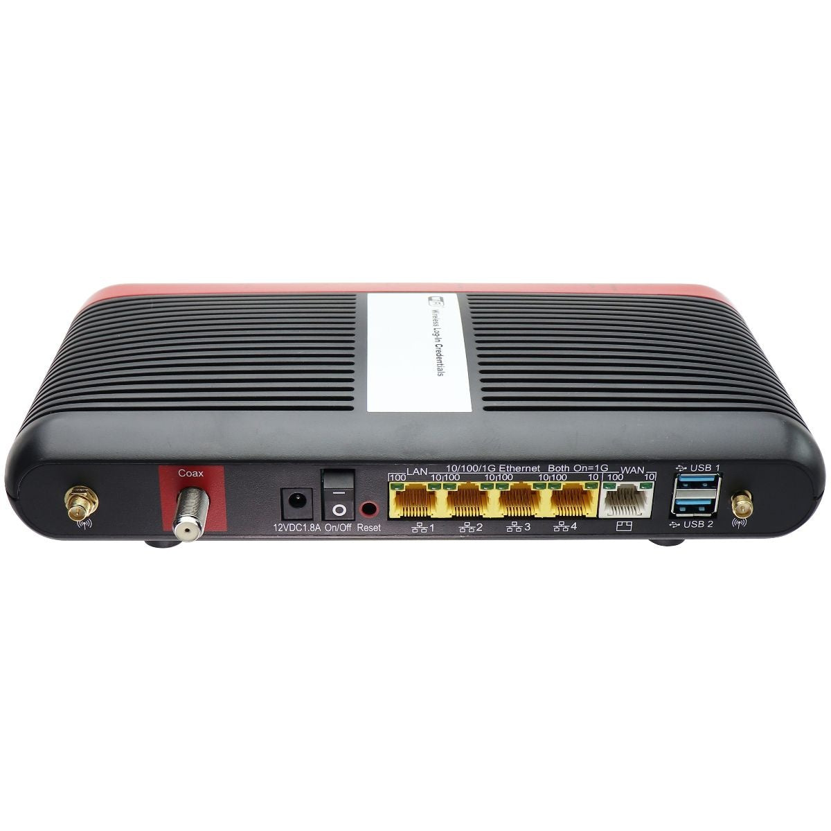 Verizon Actiontec MI424WR Fios Advanced Wi-Fi Router - Black/Red Networking - Wireless Wi-Fi Routers Actiontec    - Simple Cell Bulk Wholesale Pricing - USA Seller