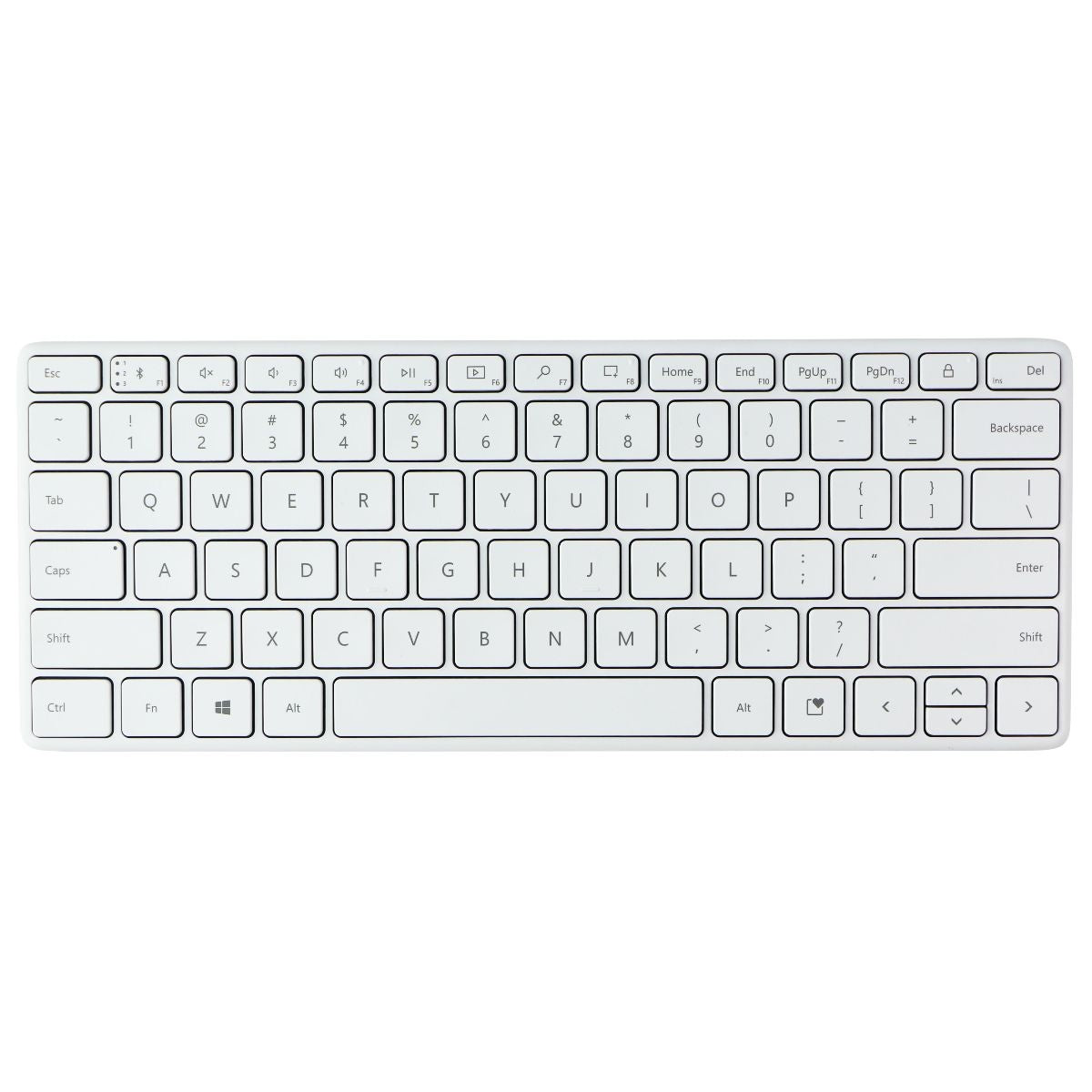Microsoft Designer Compact Bluetooth Keyboard for PC and More (1954) - Glacier Gaming/Console - Keyboards & Keypads Microsoft    - Simple Cell Bulk Wholesale Pricing - USA Seller