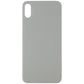 Repair Part - Back Glass Panel for Apple iPhone X - Silver (No Logo) Cell Phone - Replacement Parts & Tools Unbranded    - Simple Cell Bulk Wholesale Pricing - USA Seller