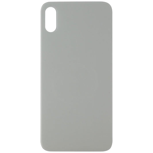 Repair Part - Back Glass Panel for Apple iPhone X - Silver (No Logo) Cell Phone - Replacement Parts & Tools Unbranded    - Simple Cell Bulk Wholesale Pricing - USA Seller