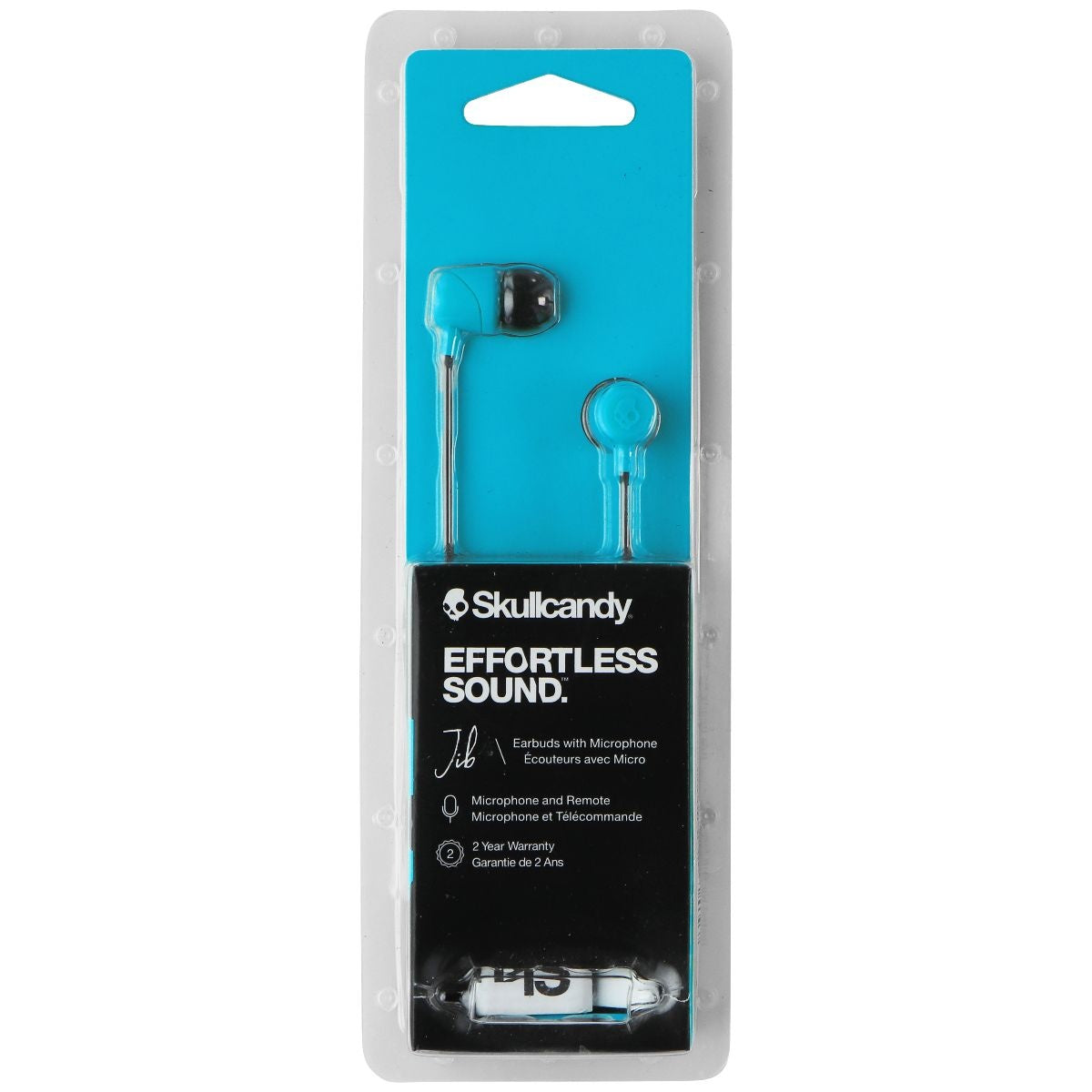 Skullcandy Jib In-Ear Wired Earbuds with Microphone - Blue Portable Audio - Headphones Skullcandy    - Simple Cell Bulk Wholesale Pricing - USA Seller