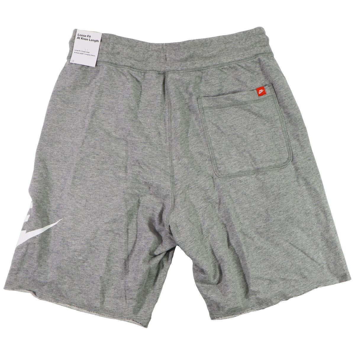 Nike Mens Aw77 French Terry Alumni Shorts - Grey/White (Size: Medium) Other Sporting Goods Nike    - Simple Cell Bulk Wholesale Pricing - USA Seller