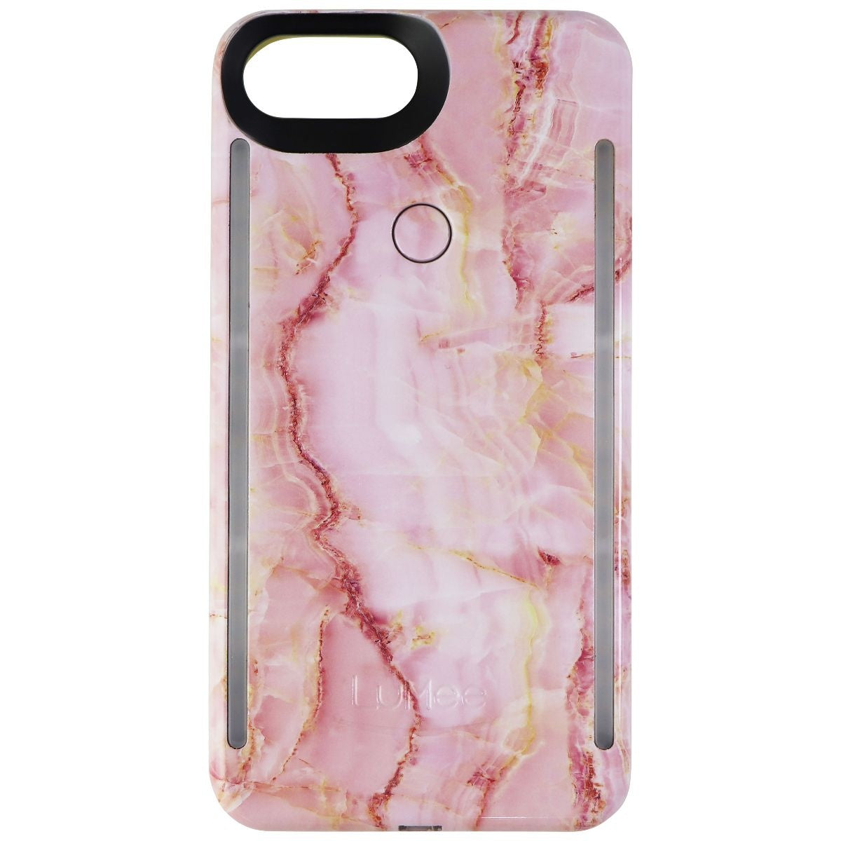 LuMee Duo Selfie LED Case for iPhone 8 Plus and iPhone 7 Plus - Pink Quartz Cell Phone - Cases, Covers & Skins LuMee    - Simple Cell Bulk Wholesale Pricing - USA Seller