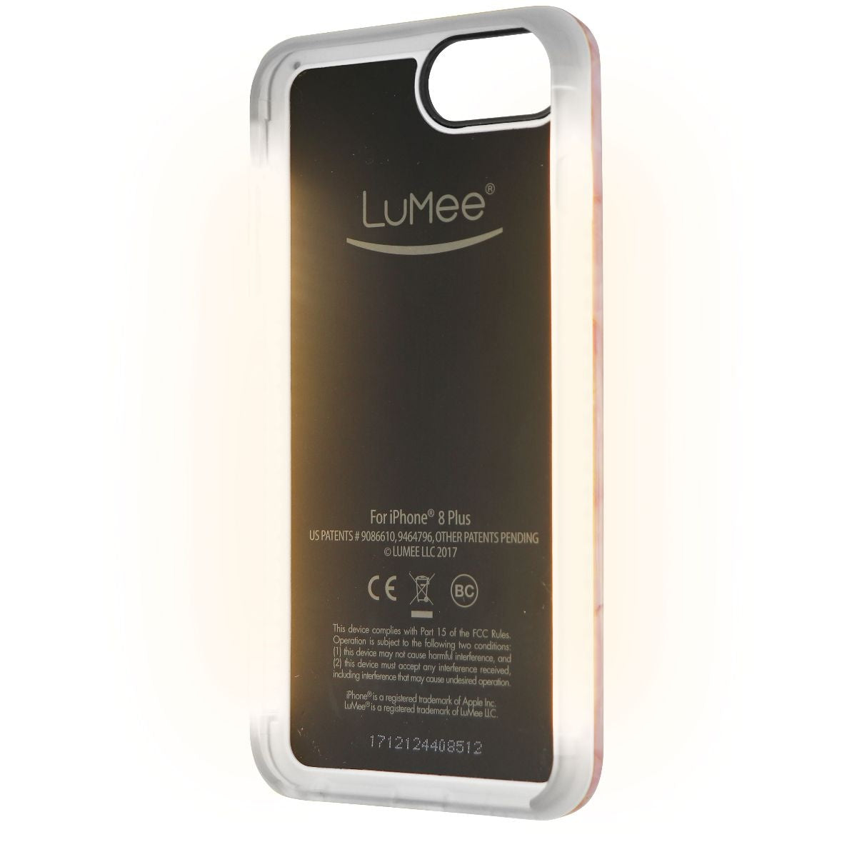 LuMee Duo Selfie LED Case for iPhone 8 Plus and iPhone 7 Plus - Pink Quartz Cell Phone - Cases, Covers & Skins LuMee    - Simple Cell Bulk Wholesale Pricing - USA Seller