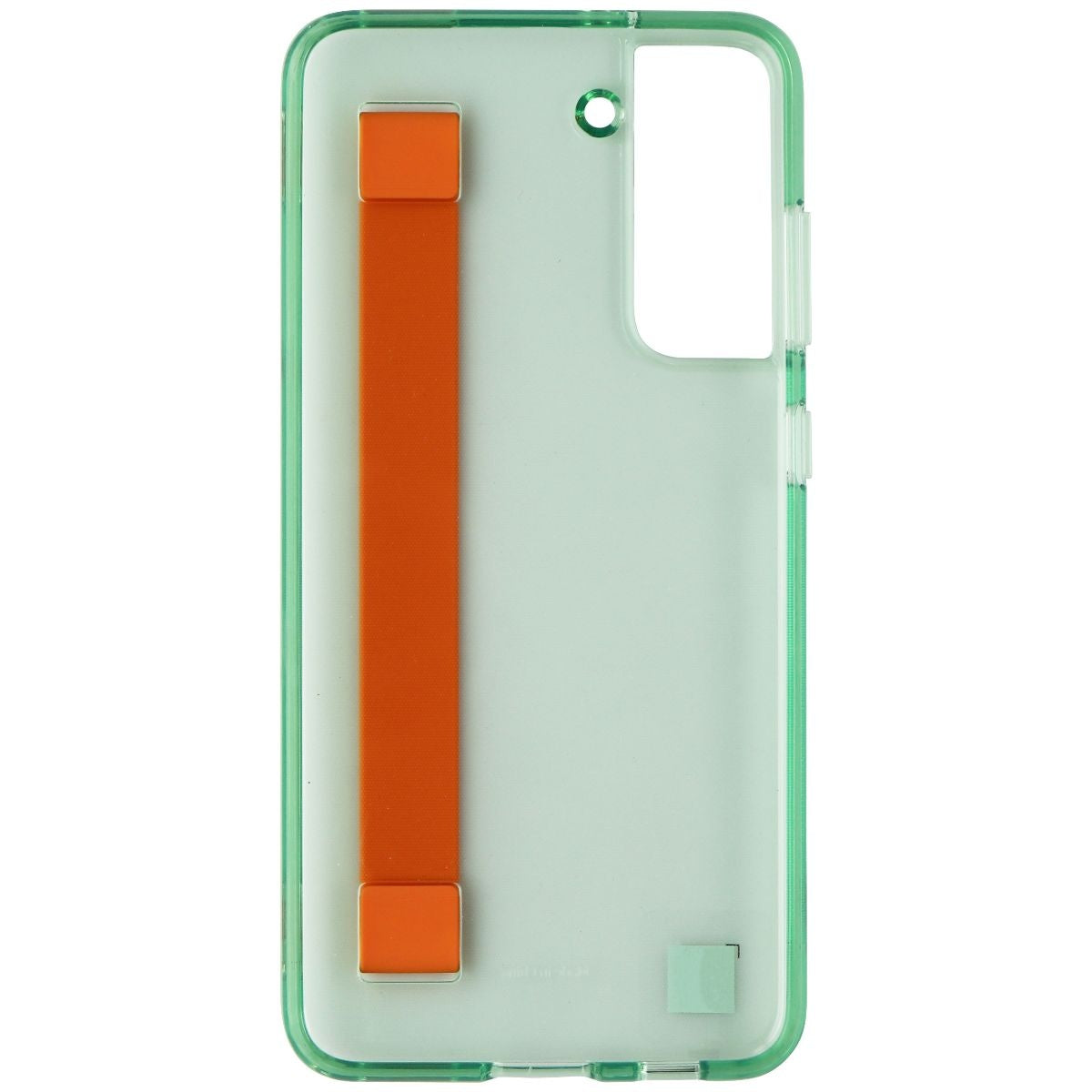 Samsung Slim Strap Cover Case for Galaxy S21 FE (5G) - Clear/Green/Olive/Orange Cell Phone - Cases, Covers & Skins Samsung    - Simple Cell Bulk Wholesale Pricing - USA Seller