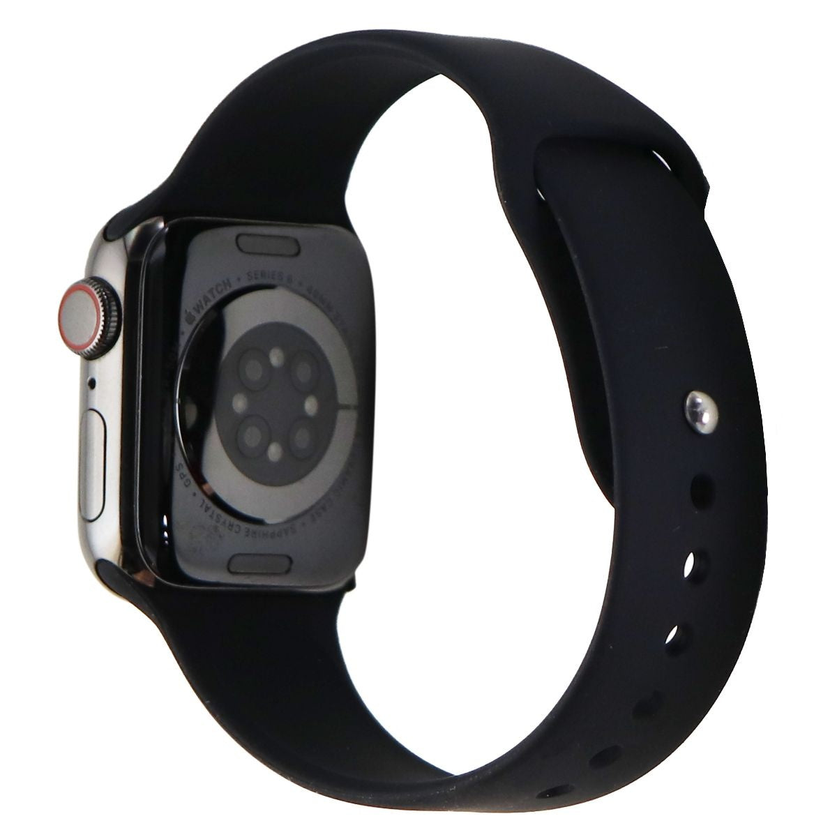 Apple Watch Series 6 (GPS + LTE) A2293 40mm Graphite Stainless Steel/Blk Sp Band Smart Watches Apple    - Simple Cell Bulk Wholesale Pricing - USA Seller