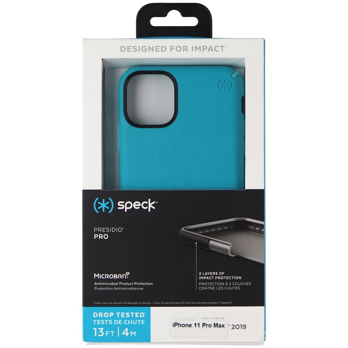 Speck Presidio Pro Series Case for iPhone 11 Pro Max - Bali Blue / Skyline Blue Cell Phone - Cases, Covers & Skins Speck    - Simple Cell Bulk Wholesale Pricing - USA Seller