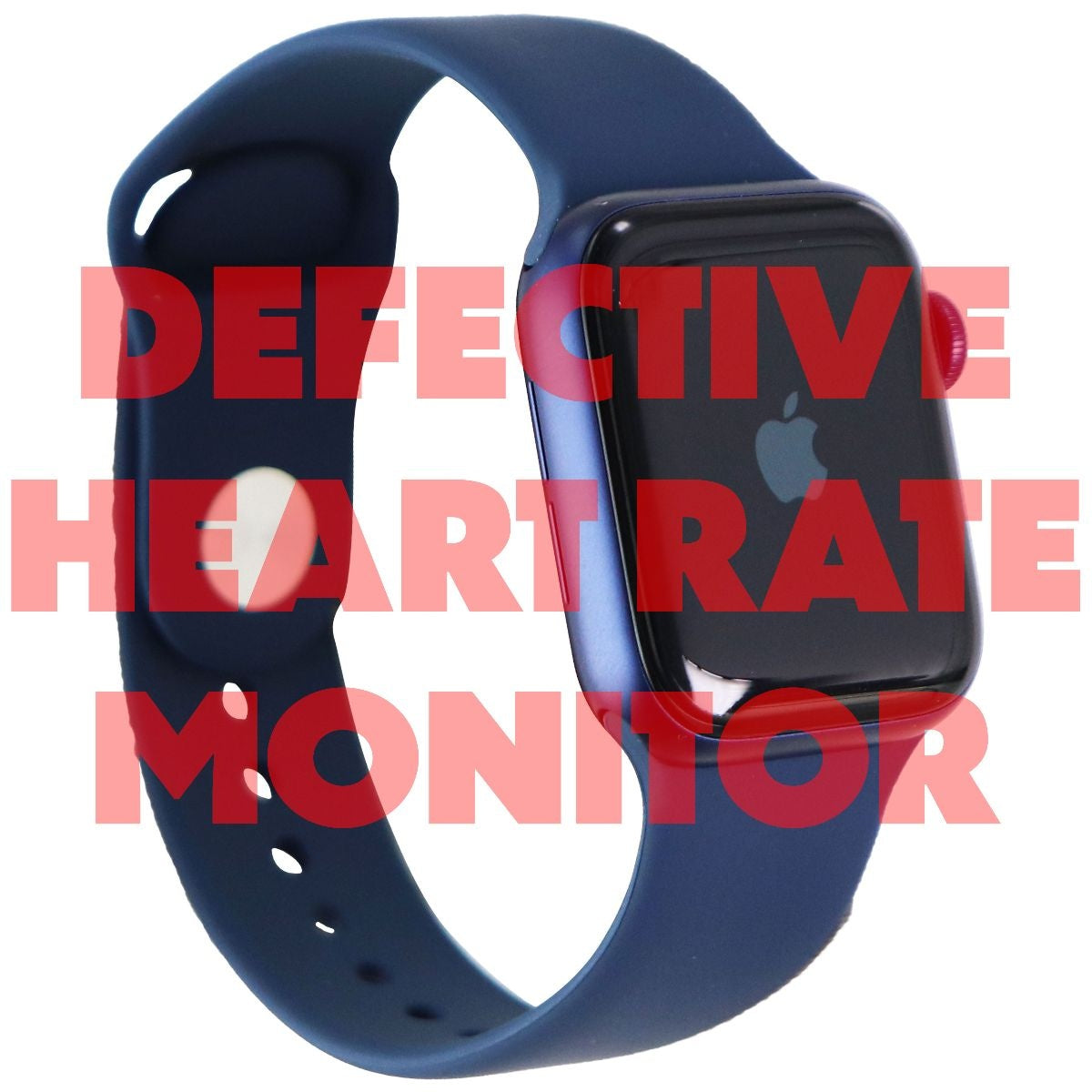 Apple Watch Series 6 (GPS) - 40mm Blue Al/Blue Sp Band (A2291) / BAD HR Sensor Smart Watches Apple    - Simple Cell Bulk Wholesale Pricing - USA Seller