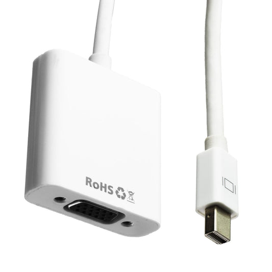Victsing Male Mini DisplayPort to Female VGA Adapter Cable - White Computer/Network - Monitor/AV Cables & Adapters Victsing    - Simple Cell Bulk Wholesale Pricing - USA Seller