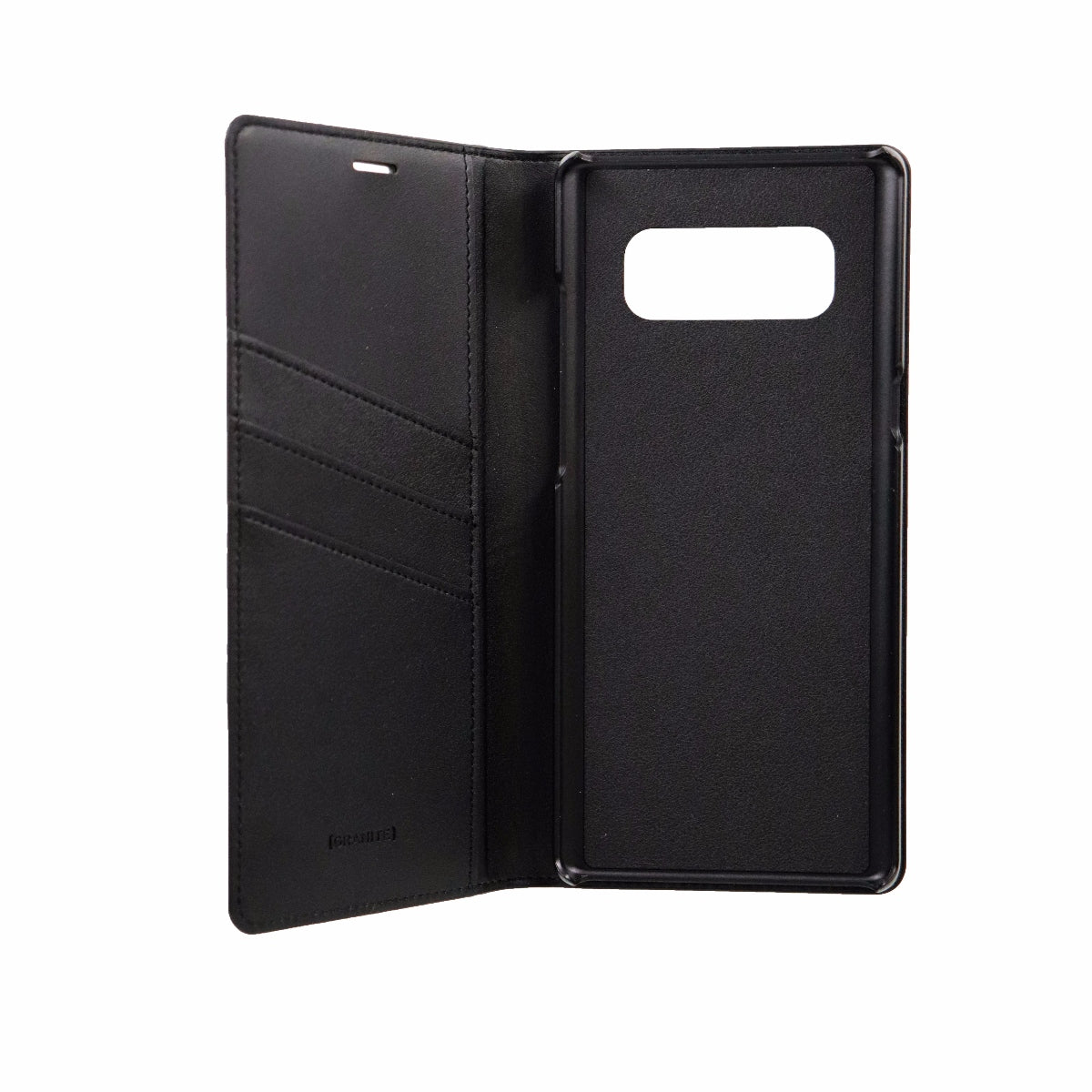 Granite Wallet Folio Series Protective Case Cover for Galaxy Note 8 - Black Cell Phone - Cases, Covers & Skins Granite    - Simple Cell Bulk Wholesale Pricing - USA Seller
