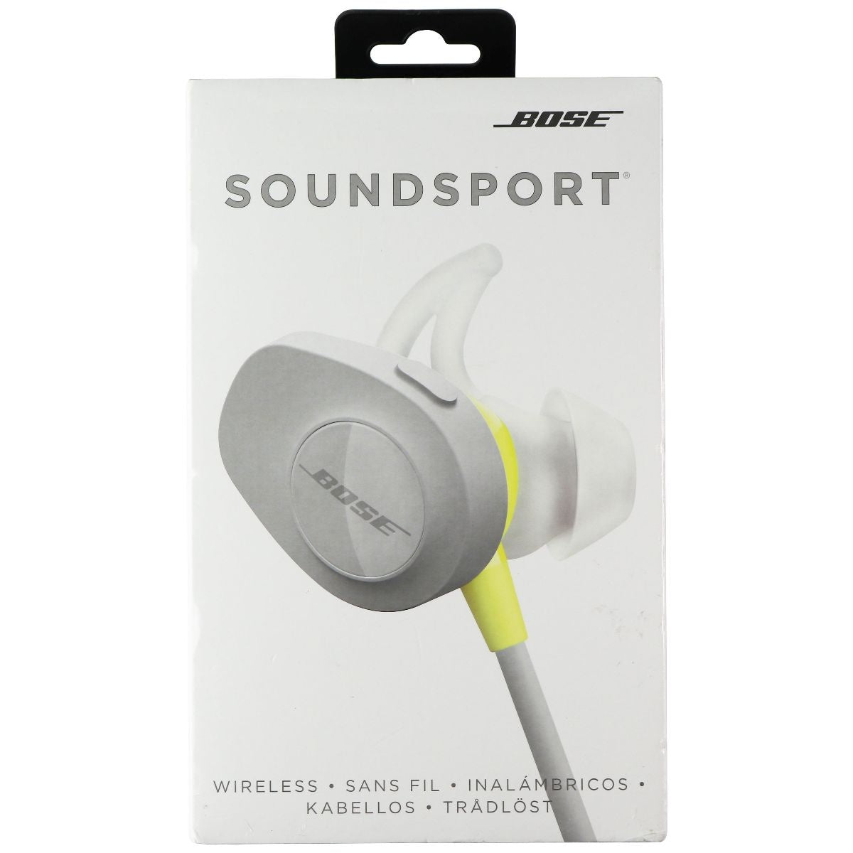 Bose SoundSport Wireless, Sweat Resistant, In-Ear Headphones - Citron Portable Audio - Headphones Bose    - Simple Cell Bulk Wholesale Pricing - USA Seller