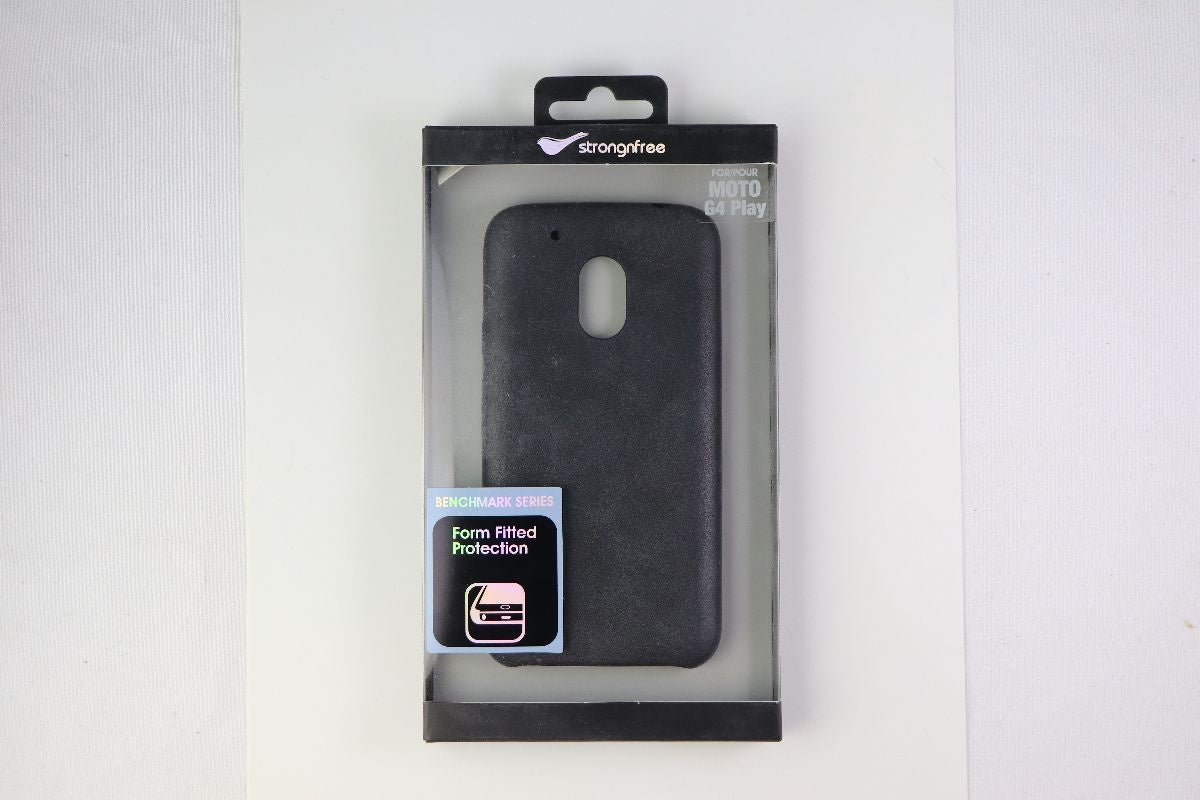 StrongNFree Benchmark Series Hard Case for Motorola Moto G4 Play - Black Cell Phone - Cases, Covers & Skins StrongNFree    - Simple Cell Bulk Wholesale Pricing - USA Seller