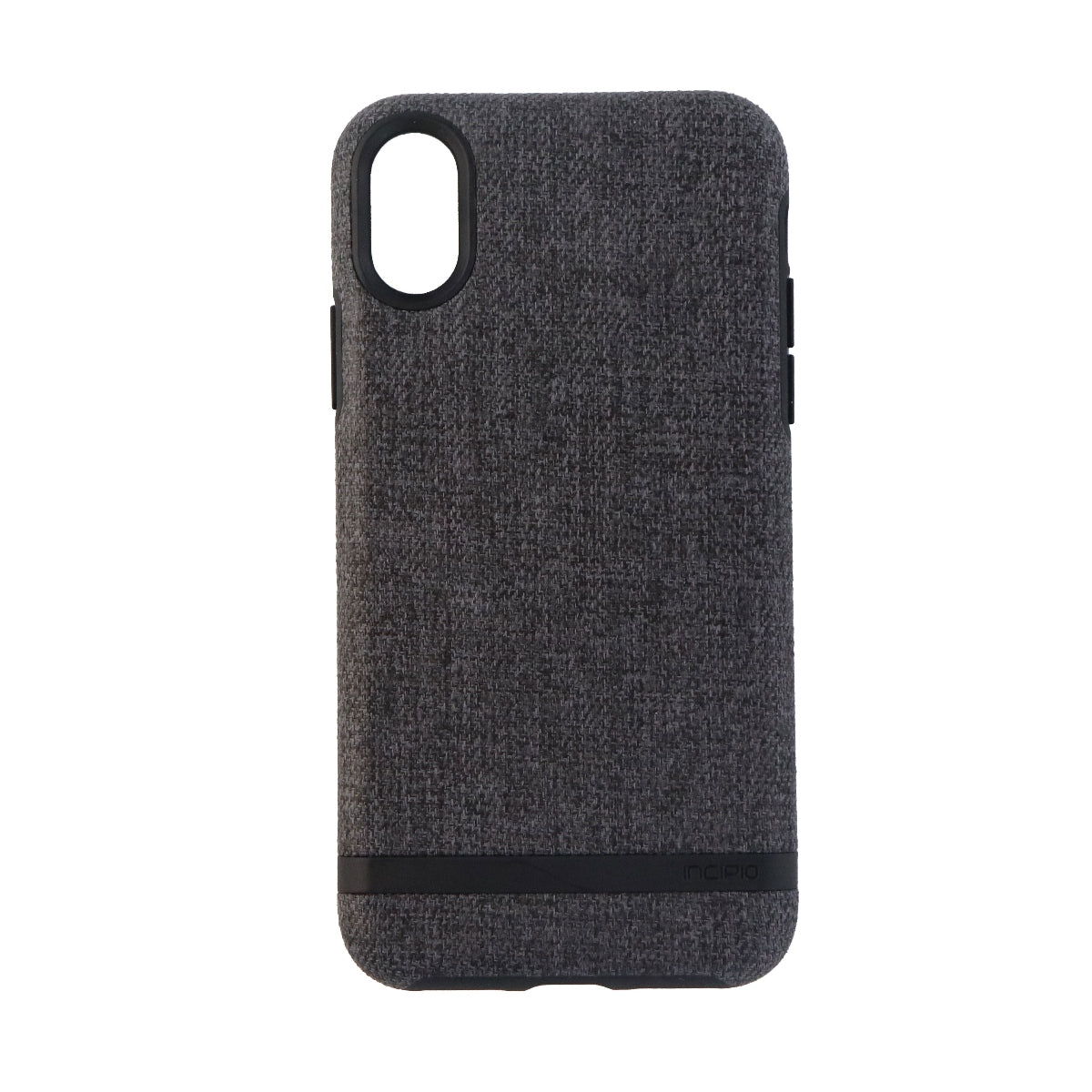 Incipio Esquire Series Hard Fabric Case for Apple iPhone X 10 - Dark Gray/Black Cell Phone - Cases, Covers & Skins Incipio    - Simple Cell Bulk Wholesale Pricing - USA Seller