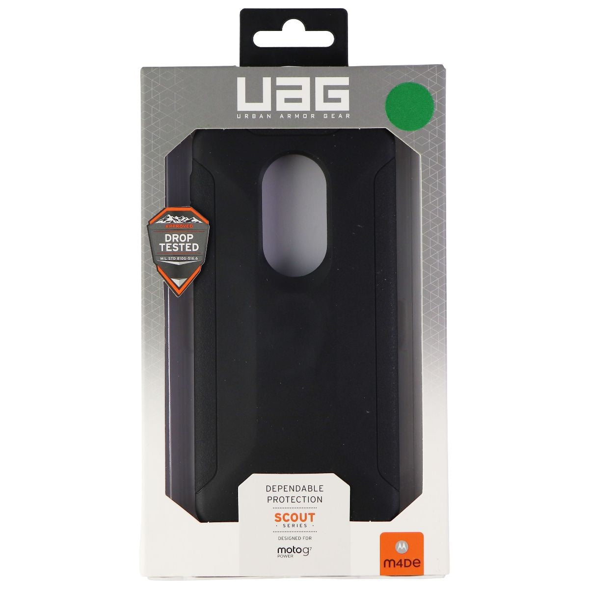 Urban Armor Gear Scout Series Flexible Case for Moto G7 Power - Black Cell Phone - Cases, Covers & Skins Urban Armor Gear    - Simple Cell Bulk Wholesale Pricing - USA Seller
