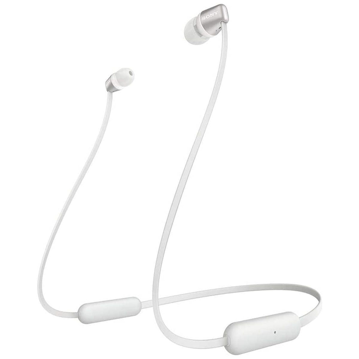 Sony WI-C310 Wireless In-Ear Headphones with Mic - White (WI-C310/W) Portable Audio - Headphones Sony    - Simple Cell Bulk Wholesale Pricing - USA Seller