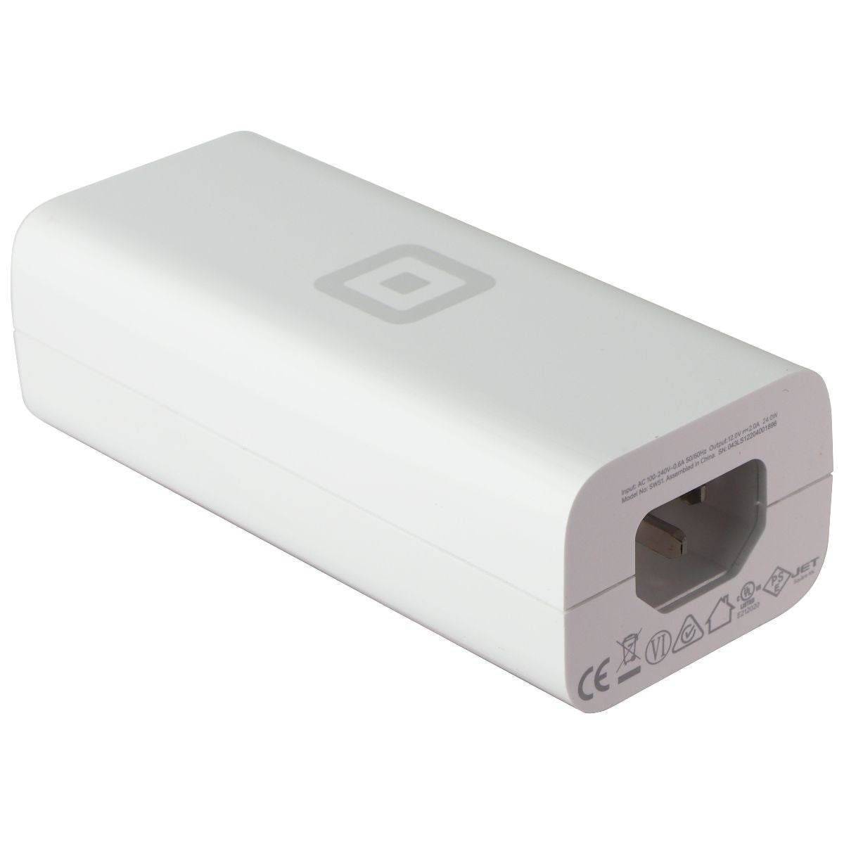Square (SWS1) 12V/2A (24W) AC Adapter - Brick Only - White Multipurpose Batteries & Power - Multipurpose AC to DC Adapters Square    - Simple Cell Bulk Wholesale Pricing - USA Seller