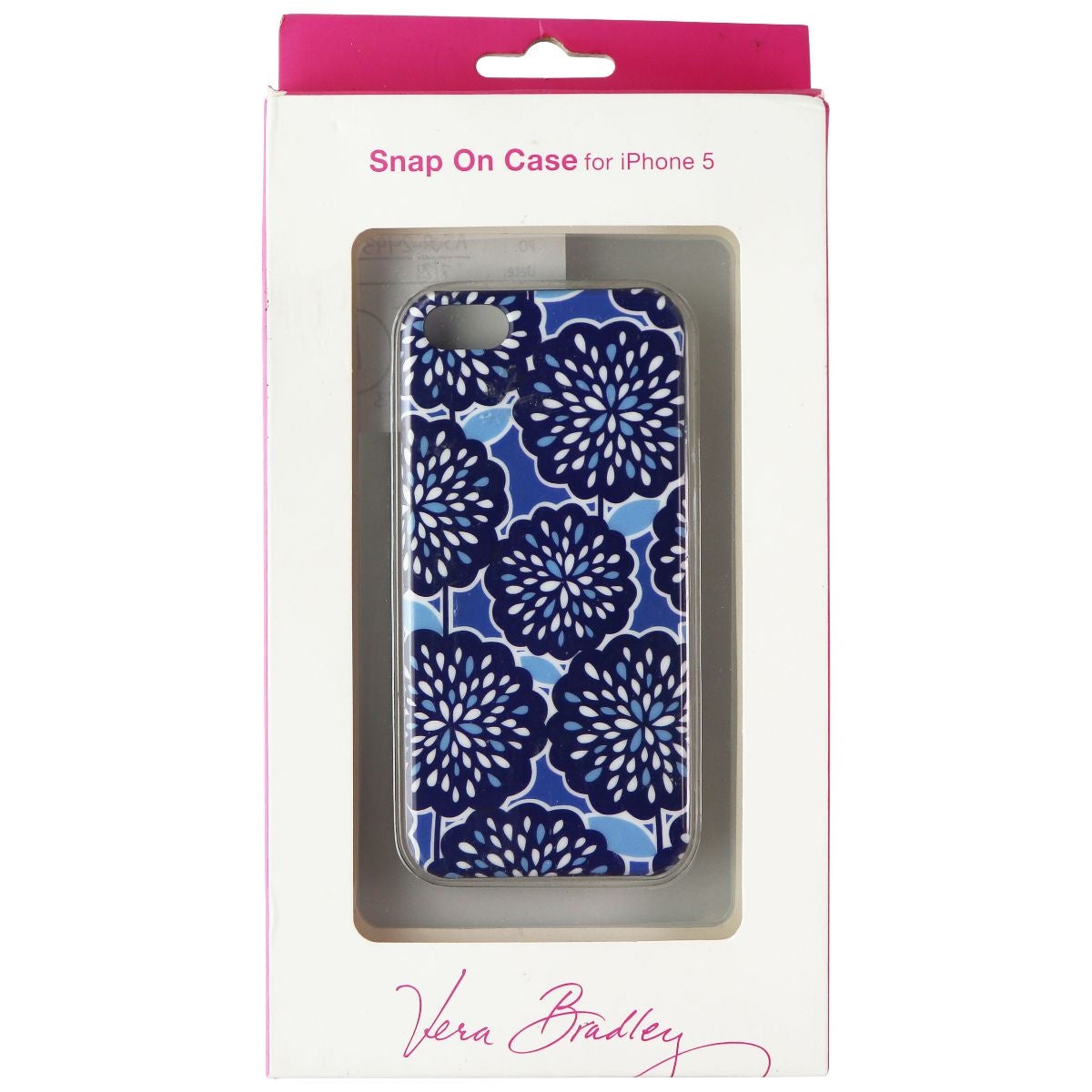 Vera Bradley Slim Case for Apple iPhone 5 (1st Gen Only) - Blue Flower Cell Phone - Cases, Covers & Skins Vera Bradley    - Simple Cell Bulk Wholesale Pricing - USA Seller